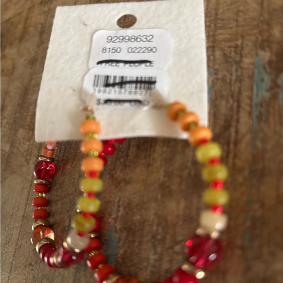 Free People Beaded Hoop Earrings NWT - Picture 3 of 3